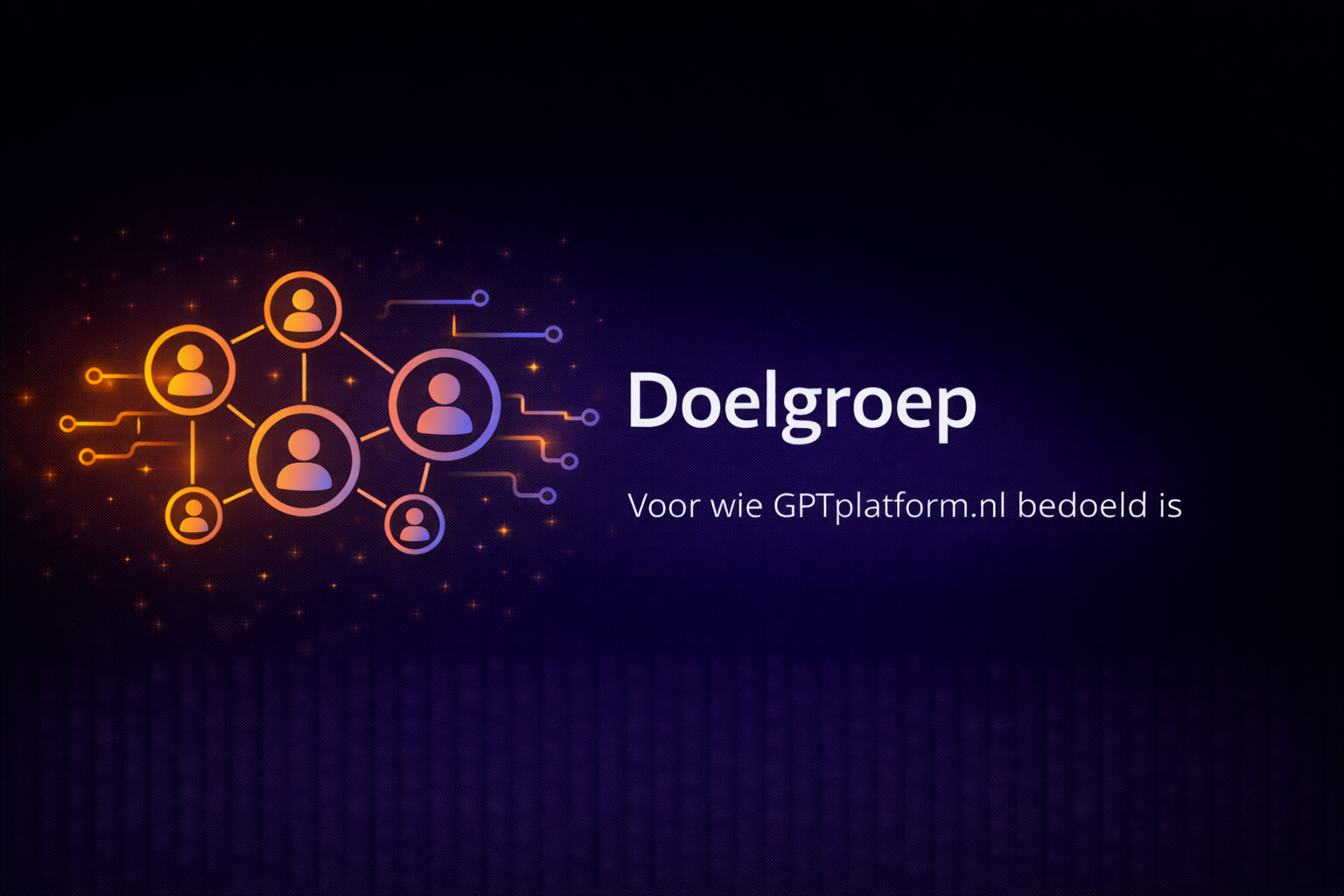 Doelgroep GPT Platform Over GPTplatform